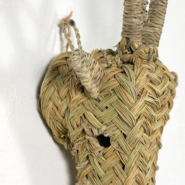Straw Animal Head